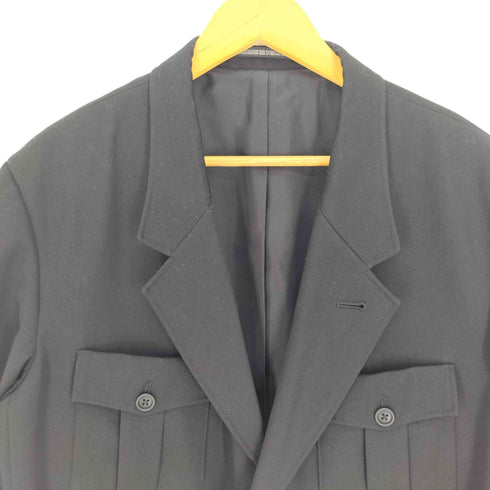 ワイズフォーメン Ys for men 24AW GABARDINE 4-POCKET 3-BUTTON JACKET ウールギャバ 3B テーラード ジャケット メンズ JPN:3