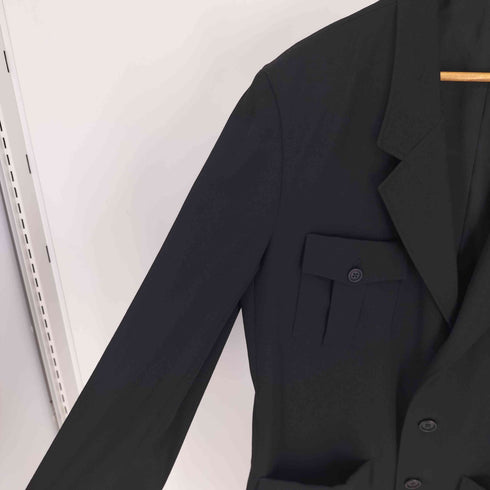 ワイズフォーメン Ys for men 24AW GABARDINE 4-POCKET 3-BUTTON JACKET ウールギャバ 3B テーラード ジャケット メンズ JPN:3