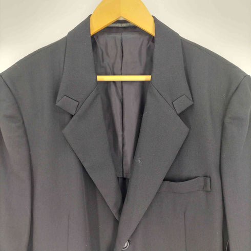 ワイズフォーメン Ys for men 25SS WOOL GABARDINE TURN BACK COLLAR JACKET ウール ギャバ ターン バック ジャケット メンズ JPN:2