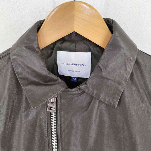 ナノユニバース NANO universe GOAT SKIN レザージャケット メンズ JPN:M