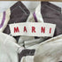 マルニ MARNI リネンシルク ボーダーストライプデザイン 巻きスカート レディース DE:40