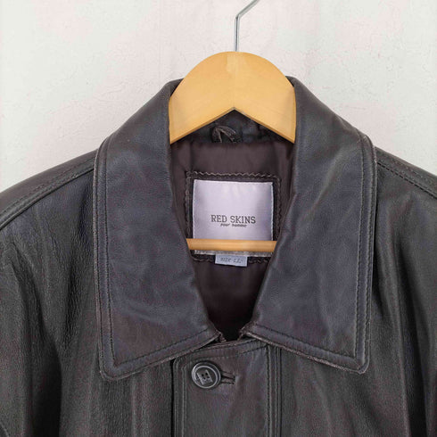 RED SKINS sheepskin カーコート メンズ LL