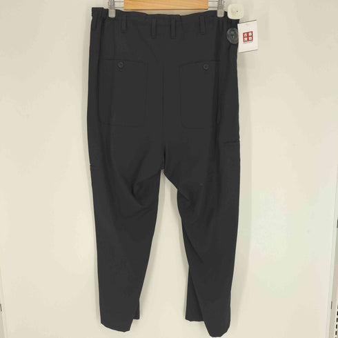 ワイズフォーメン Ys for men 25SS WOOL GABARDINE RIGHT AND LEFT LEG POCKETS PANTS ウール ギャバ ライト アンド レフト レッグ パンツ メンズ JPN:2