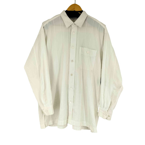 イッセイミヤケメン ISSEY MIYAKE MEN プリーツデザイン L/S シャツ メンズ JPN:M
