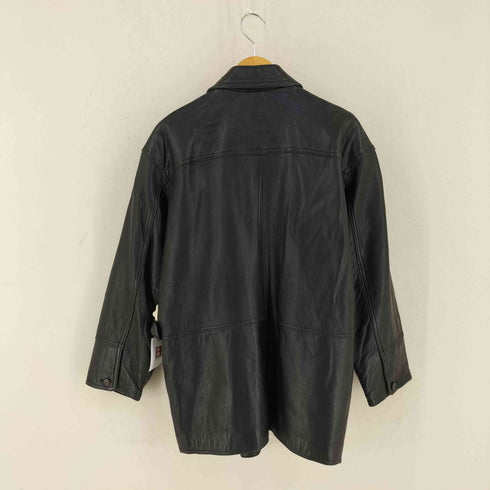 Vallemosso レザー カーコート メンズ import:M