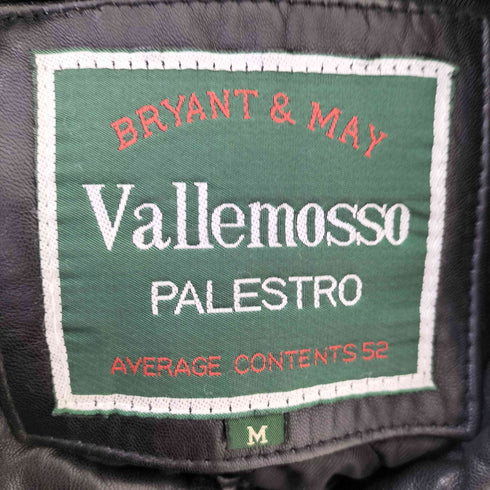 Vallemosso レザー カーコート メンズ import:M