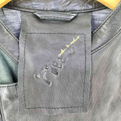 ファリエロサルティ Faliero Sarti RIN SHEEP SKIN ライダースジャケット レディース 42