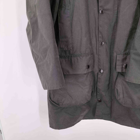 バブアー Barbour 21AW BORDER WAXED COTTON ボーダー ワックス コットン オイルド ジャケット メンズ UK:38