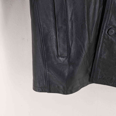 JIM&MARYLOU レザー カーコート メンズ import:M