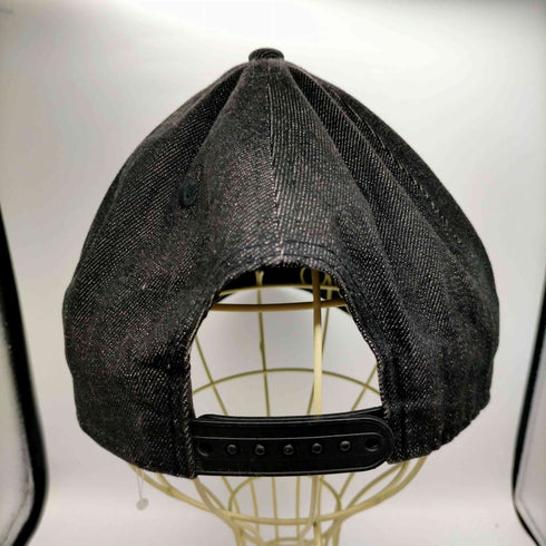 ニューエラ NEW ERA スター 刺繍 ブラック デニム 6パネル キャップ スナップバック メンズ