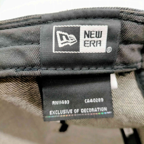 ニューエラ NEW ERA スター 刺繍 ブラック デニム 6パネル キャップ スナップバック メンズ