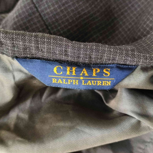チャップスラルフローレン CHAPS RALPH LAUREN ウールチェック3Bテーラードジャケット メンズ 90 78 165