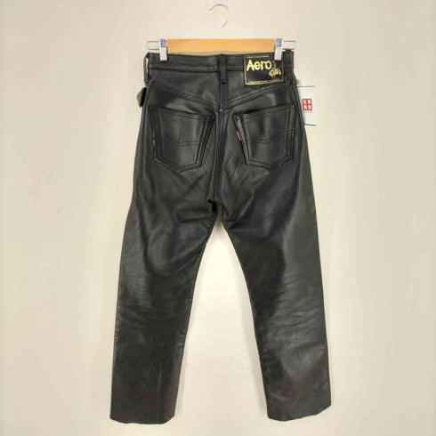 AERO LEATHER 初期タグ 90S STEERHIDE LEATHERパンツ メンズ US:28-29
