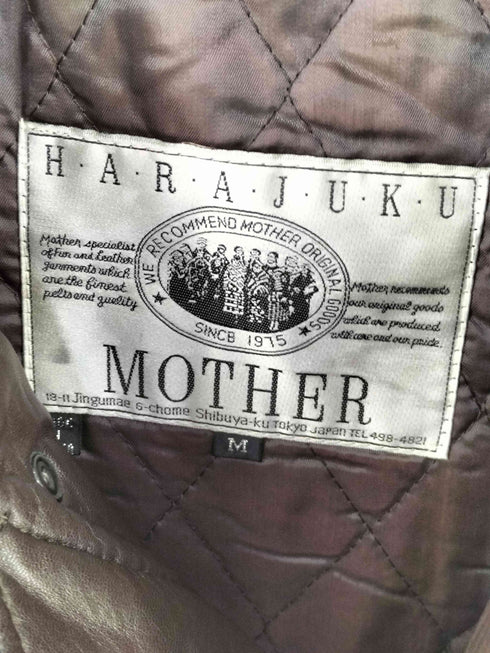 HARAJUKU MOTHER LAMB SKIN フーデットレザージャケット メンズ JPN:M