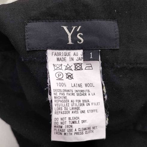 ワイズ Ys ウール100 ワイドショートパンツ レディース JPN:1