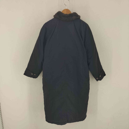 エディーバウアー Eddie Bauer 90S 白タグ 襟ファー ナイロン コート レディース import:M