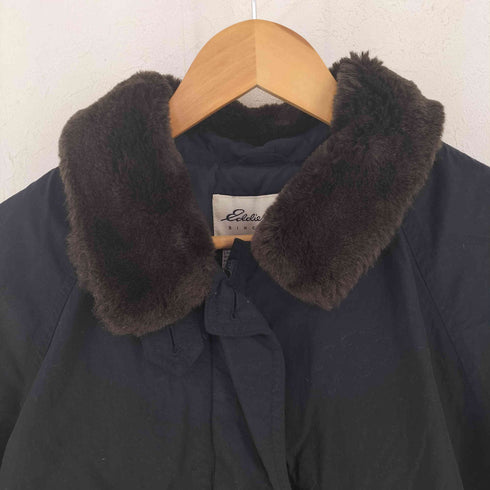 エディーバウアー Eddie Bauer 90S 白タグ 襟ファー ナイロン コート レディース import:M