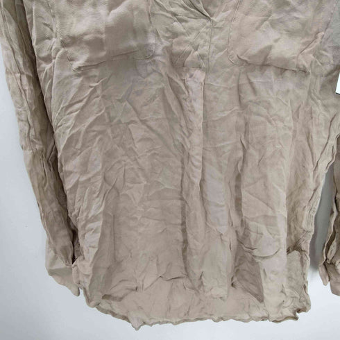 ドリスヴァンノッテン DRIES VAN NOTEN レーヨン スキッパー シアー シャツ ブラウス レディース import:S