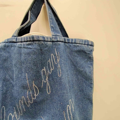 カルネボレンテ Carne Bollente 24AW One Night Stand Sounds Gay I'm In.2WAY デニム トート バッグ ショルダー バッグ レディース