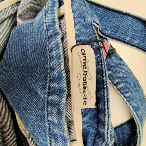 カルネボレンテ Carne Bollente 24AW One Night Stand Sounds Gay I'm In.2WAY デニム トート バッグ ショルダー バッグ レディース