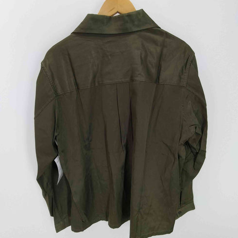 シュガーヒル SUGARHILL 19AW コットン サテン 開襟 オープンカラー シャツ メンズ JPN:M