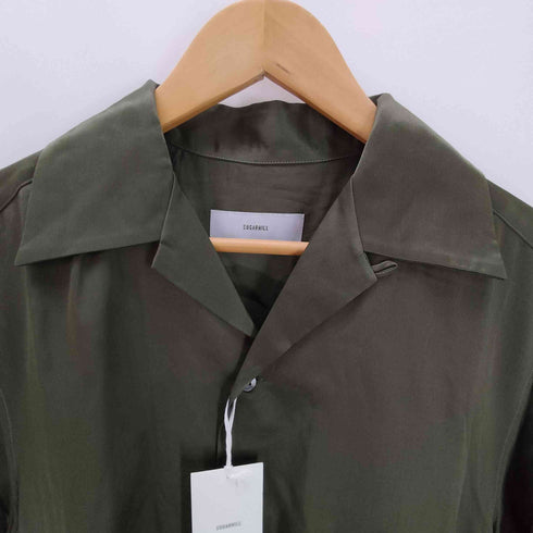 シュガーヒル SUGARHILL 19AW コットン サテン 開襟 オープンカラー シャツ メンズ JPN:M