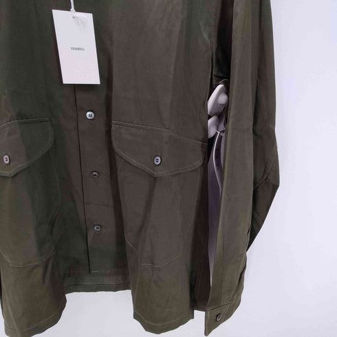 シュガーヒル SUGARHILL 19AW コットン サテン 開襟 オープンカラー シャツ メンズ JPN:M