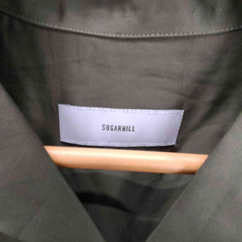 シュガーヒル SUGARHILL 19AW コットン サテン 開襟 オープンカラー シャツ メンズ JPN:M