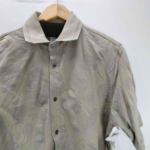 ポールスミス Paul Smith 25SS ペイズリー ジャカード オープンフロント ポロシャツ メンズ import:XL