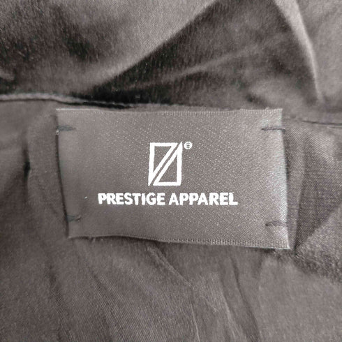 PRESTIGE APPAREL 22AW シルク スクリプトロゴ 刺繍 パイピング パジャマ シャツ メンズ import:S