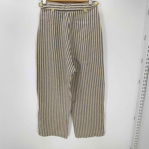 アンフィル unfil cotton & linen-tweed marine pants レディース JPN:0