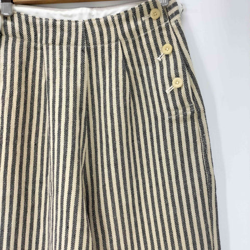 アンフィル unfil cotton & linen-tweed marine pants レディース JPN:0
