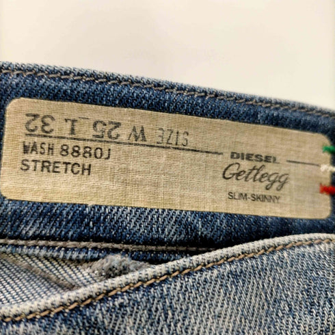 ディーゼル DIESEL Getlegg ダメージデニムパンツ レディース 25×32