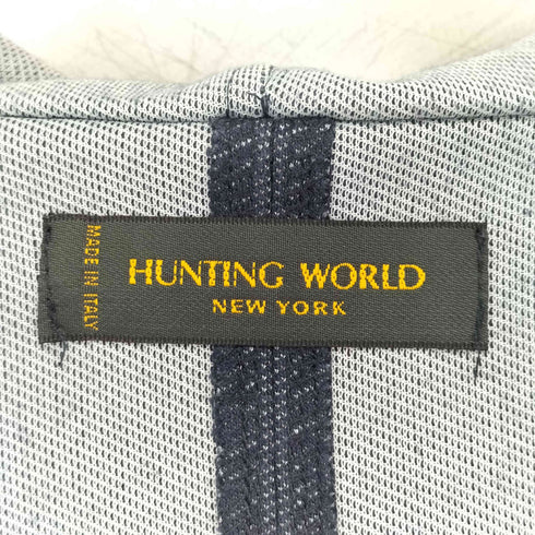ハンティングワールド HUNTING WORLD イタリア製 ダブルジップパーカー メンズ EUR:54