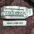ニューヨーカー NEWYORKER HAND LOOM KNIT ケーブル編み メランジ ウールニット メンズ JPN:L