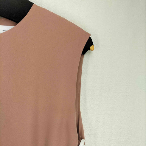 ビューティーアンドユースユナイテッドアローズ BEAUTY & YOUTH UNITED ARROWS ジョーゼットプリーツ ノースリーブドレス レディース FREE