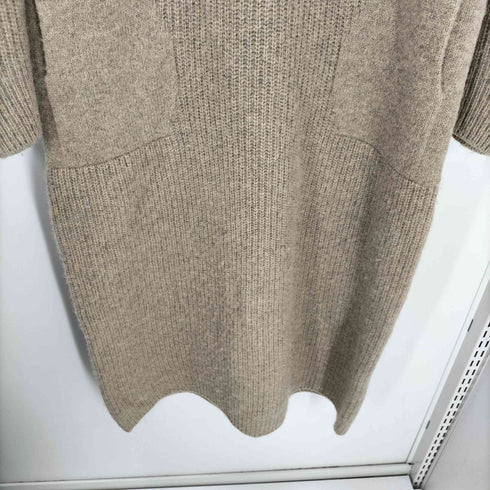 アンフィル unfil キャメル100% ニットワンピース レディース JPN:1