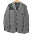 ザスコッチハウス The Scotch House 切替 ヘリンボーンツイル バスケットボタン 3B テーラードジャケット メンズ JPN:M
