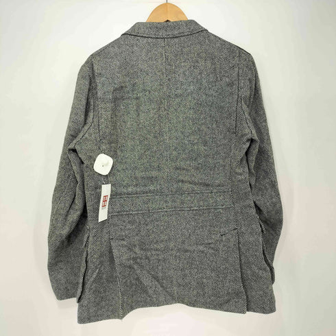 ザスコッチハウス The Scotch House 切替 ヘリンボーンツイル バスケットボタン 3B テーラードジャケット メンズ JPN:M