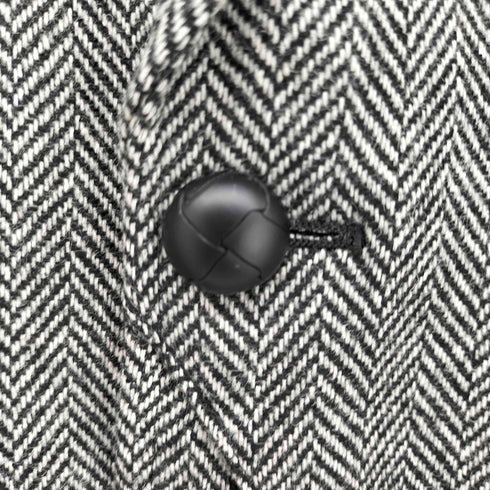 ザスコッチハウス The Scotch House 切替 ヘリンボーンツイル バスケットボタン 3B テーラードジャケット メンズ JPN:M