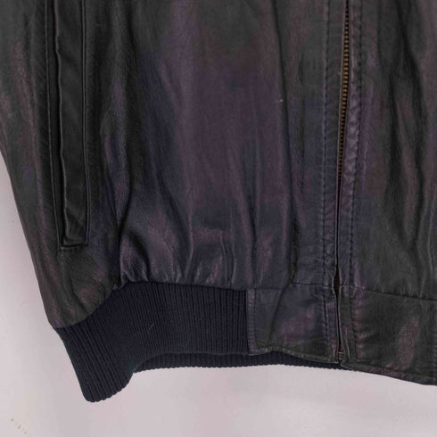 LEATHERMASTER ジップアップレザージャケット メンズ import:L