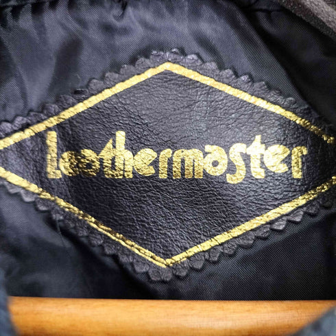 LEATHERMASTER ジップアップレザージャケット メンズ import:L