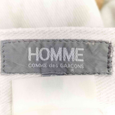 コムデギャルソンオム COMME des GARCONS HOMME 1981aw-1983aw デカオム 本人期 archive ピスタグ デニム ワイド テーパード パンツ メンズ JPN:S