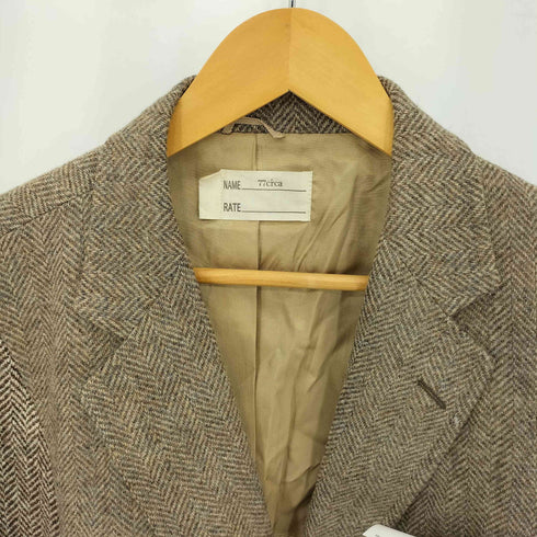 ナナナナサーカ 77circa 再構築 クルミボタン ヘリンボーンテーラード ジャケット メンズ