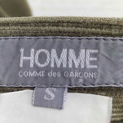 コムデギャルソンオム COMME des GARCONS HOMME 1981aw-1983aw デカオム 本人期 archive ピスタグ コーデュロイ ワイド テーパード パンツ メンズ JPN:S