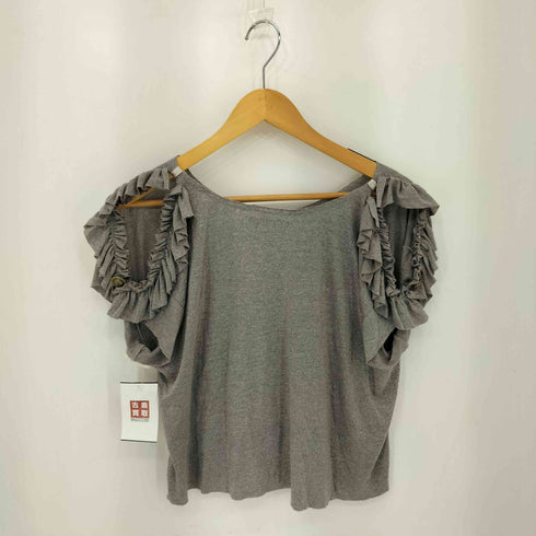 オープニングセレモニー OPENING CEREMONY ARMY ユーズドリメイク カットオフ 半袖Tシャツ カットソー Y2K レディース S