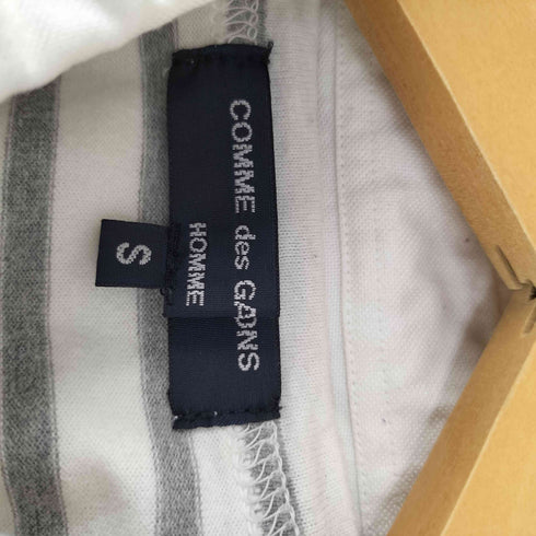 コムデギャルソンオム COMME des GARCONS HOMME AD2010 11SS ボーダーカットソー ドッキング L/S ボタンダウン シャツ メンズ JPN:S