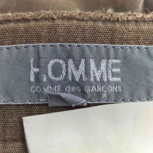 コムデギャルソンオム COMME des GARCONS HOMME 1981aw-1983aw デカオム 本人期 archive ピスタグ ダンガリー ワイド テーパード パンツ メンズ JPN:S