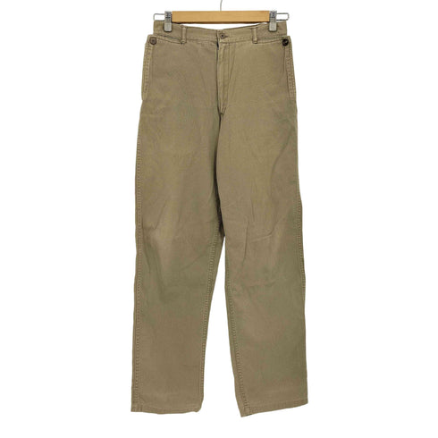 コムデギャルソンオム COMME des GARCONS HOMME 1981aw-1983aw デカオム 本人期 archive フロントボタン デニムチノ テーパードパンツ メンズ JPN:S