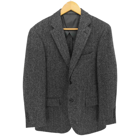 ハリスツイード Harris Tweed 2B 背抜き ヘリンボーン ツイード テーラード ジャケット メンズ import:M